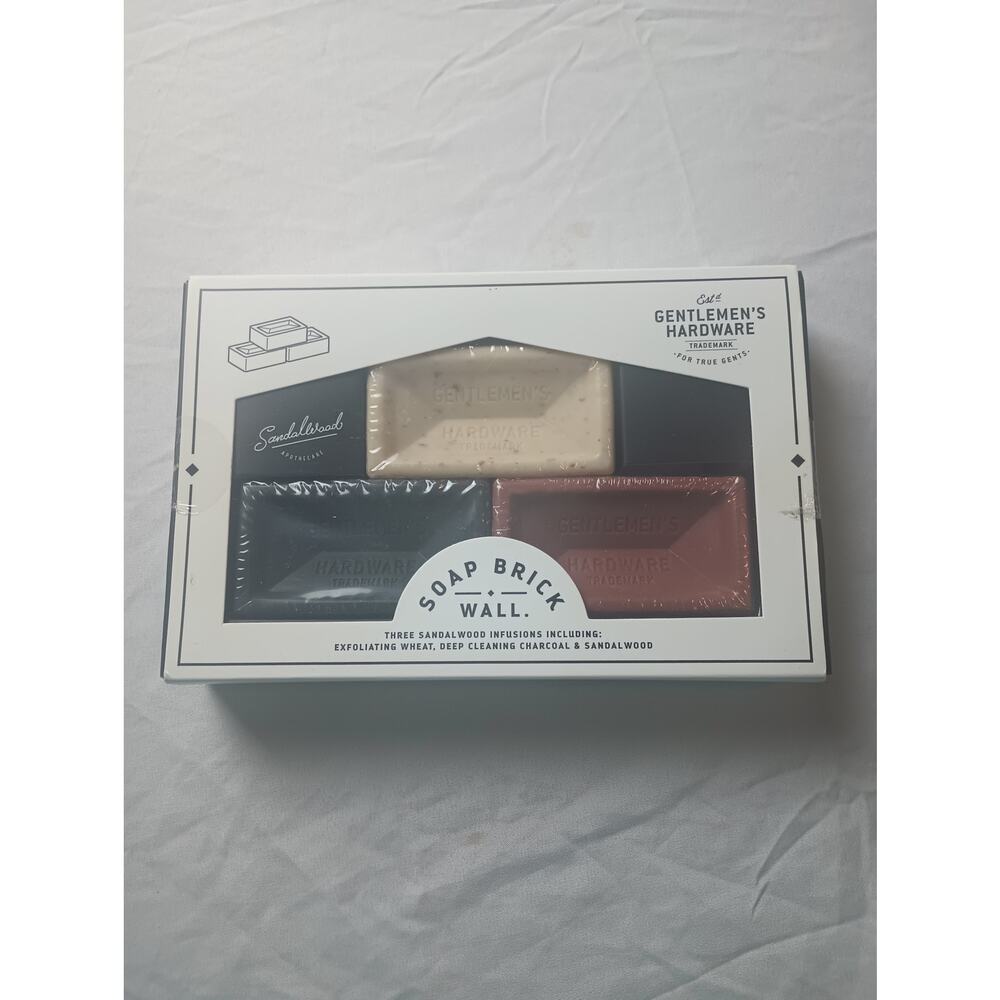 Gentlemens Hardware Soap Brick Wall 3 Mini‎ Brick Soap Sandalwood